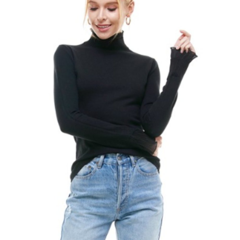 Black Turtleneck